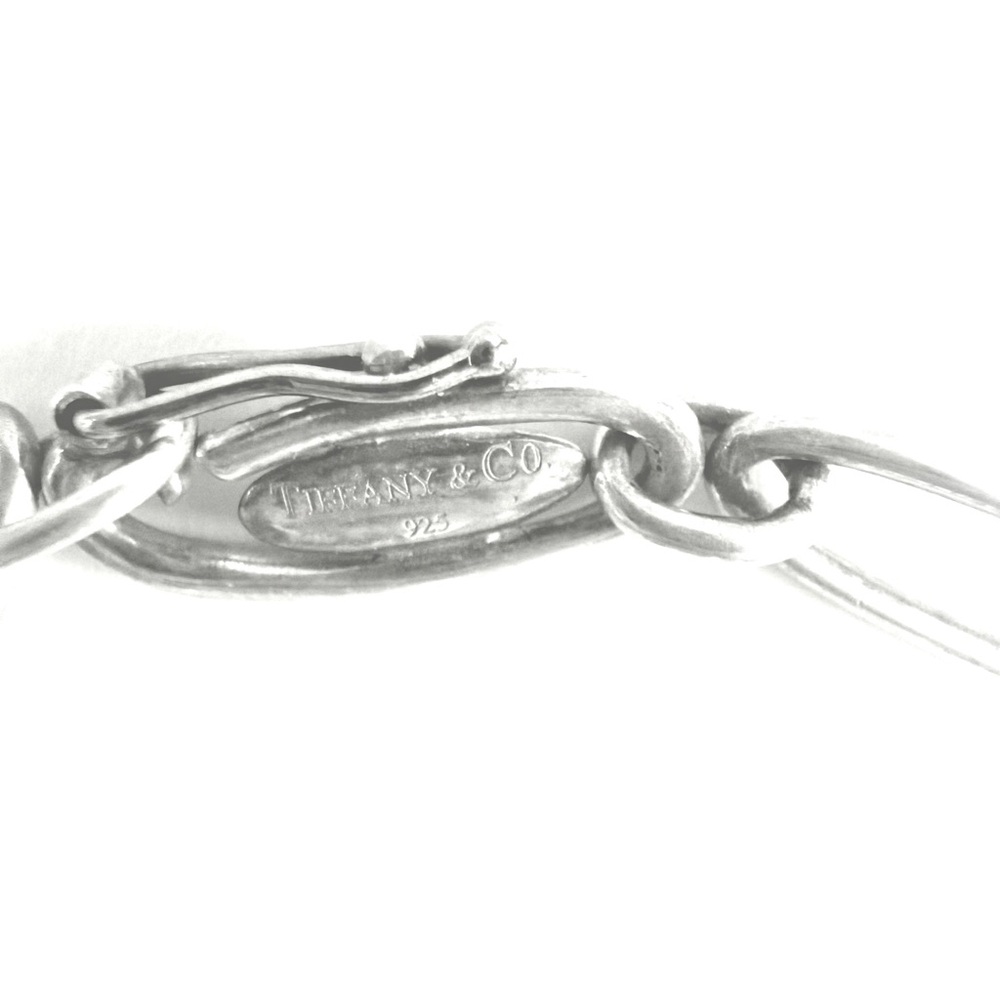 Tiffany & Co. 925 Silver Elsa Perretti Starfish Oval Link Bracelet 7 1/4” OBO - Picture 6 of 8